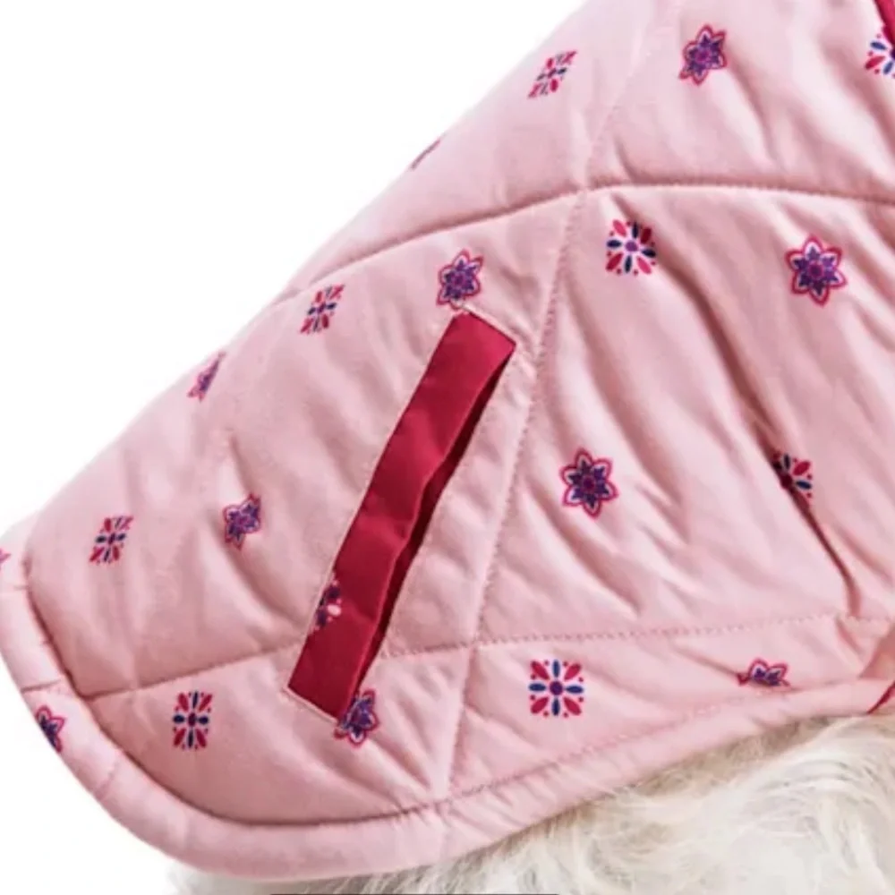 NWT Youly pink dog jacket L